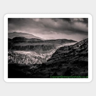 View of Snowdonia 2 bywhacky Sticker